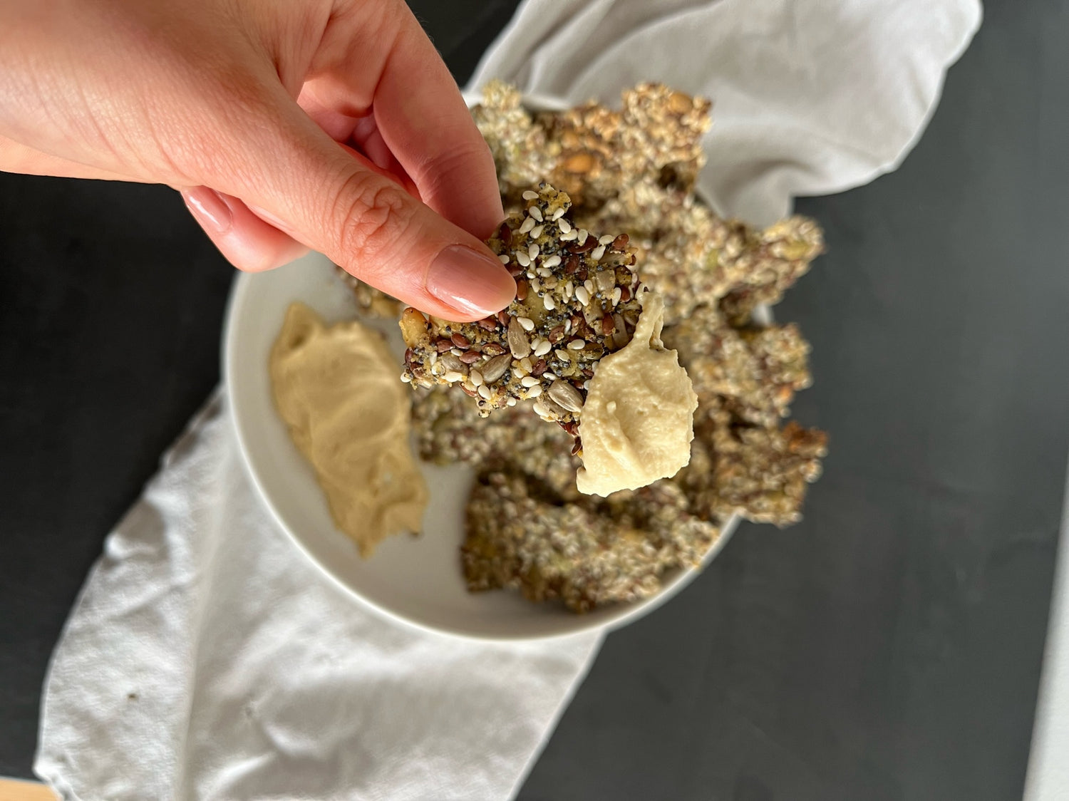 Knækbrød med anicia linsemel