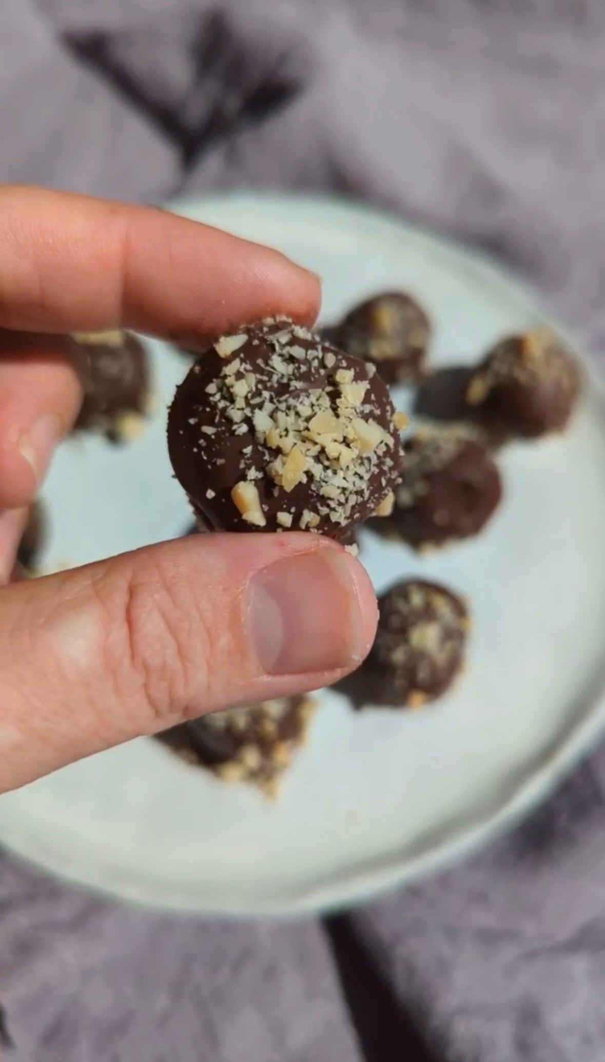 Kikærtekugler ala snickers
