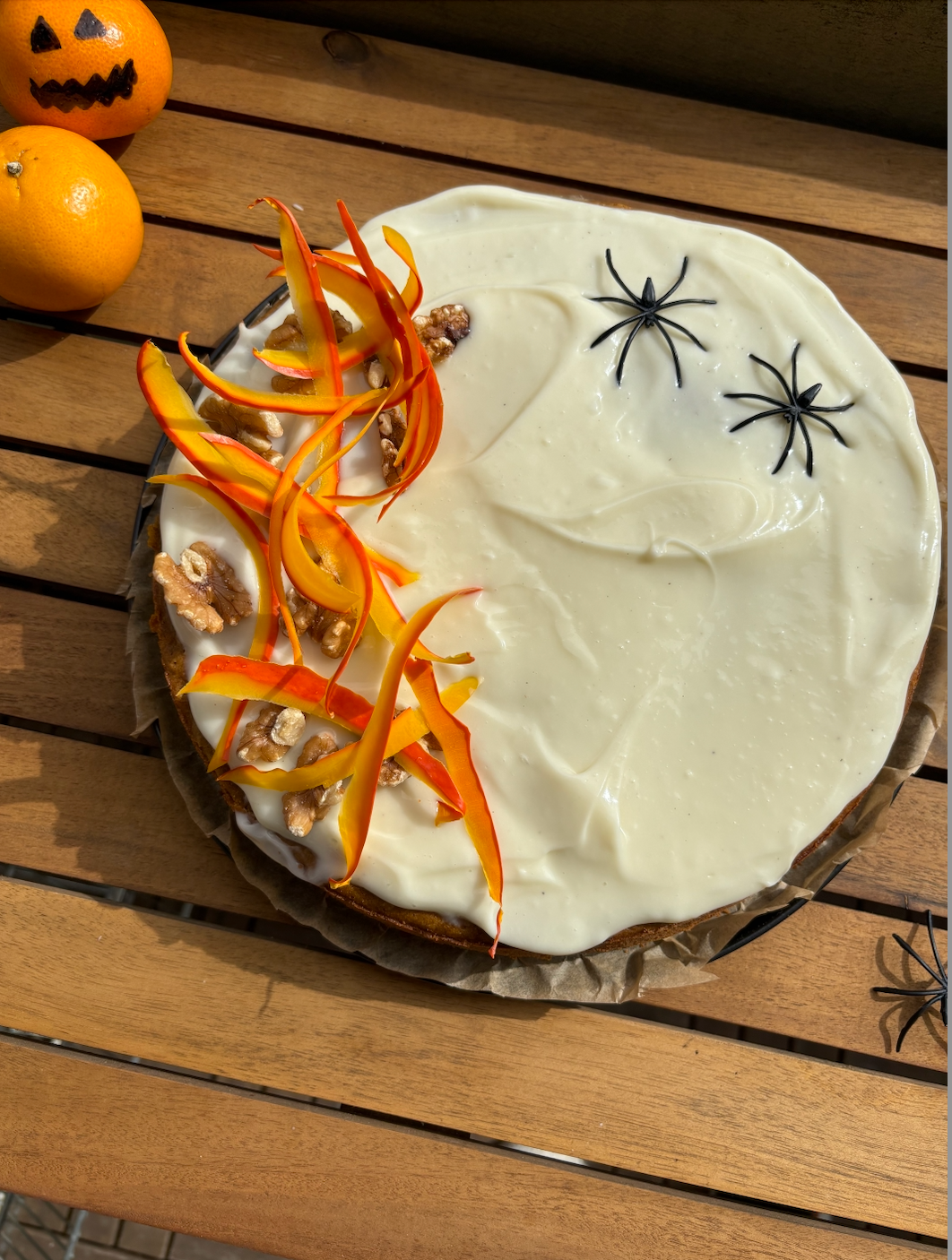 Krydret græskarkage med butterbeans og cream-cheese frosting